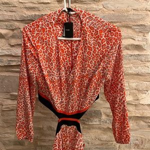 Brand New never worn Maje Paris midi pleated dress.